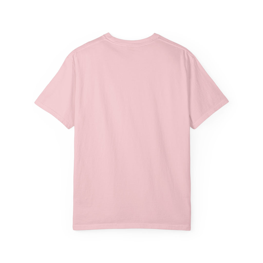 Camiseta con retrato — Ilustración de una mujer sonriente y colorida
