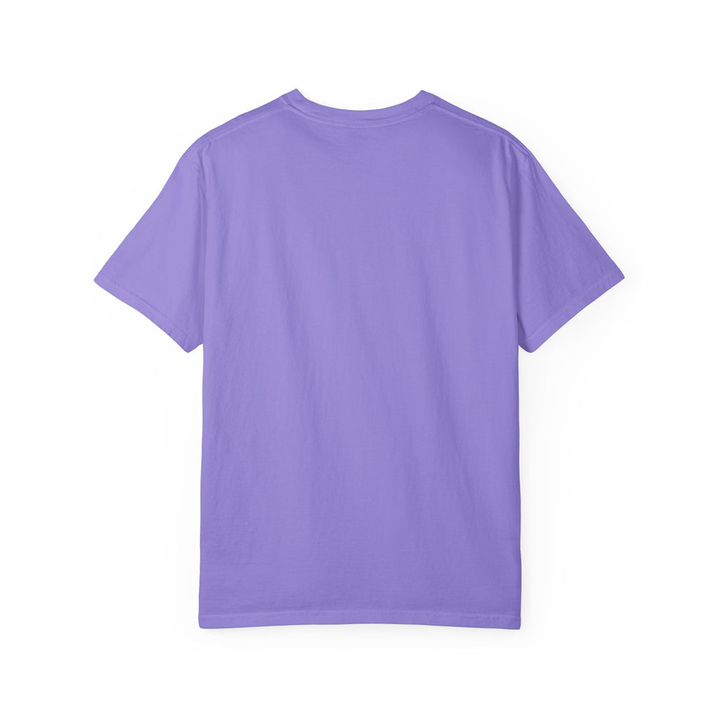 Camiseta con retrato — Ilustración de una mujer sonriente y colorida