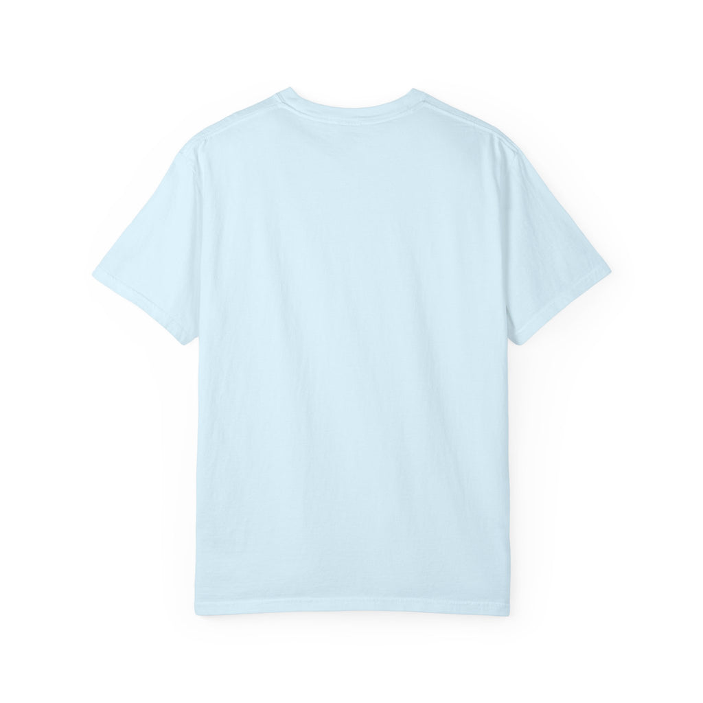 Camiseta con retrato — Ilustración de una mujer sonriente y colorida