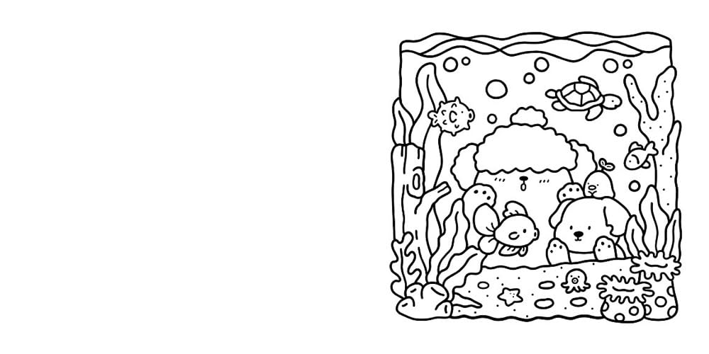 Coco Wyo Cozy Cuties Libro para Colorear para Adultos y Niños