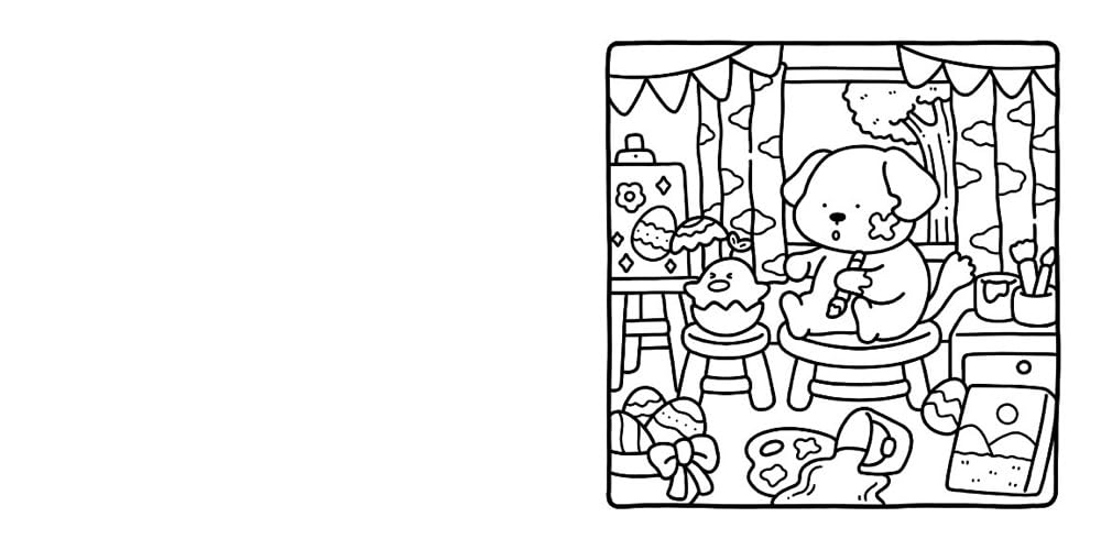 Coco Wyo Cozy Cuties Libro para Colorear para Adultos y Niños