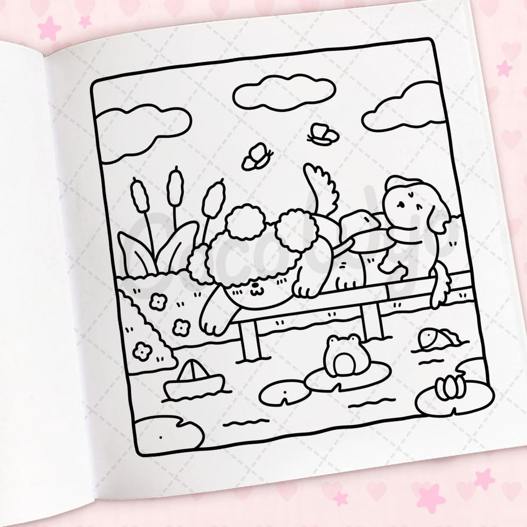 Coco Wyo Cozy Cuties Libro para Colorear para Adultos y Niños