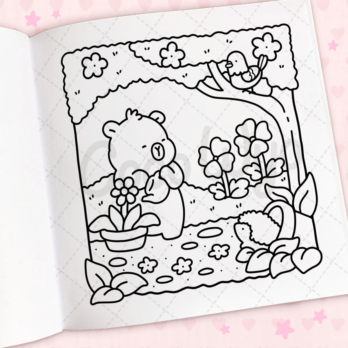 Coco Wyo Cozy Cuties Libro para Colorear para Adultos y Niños