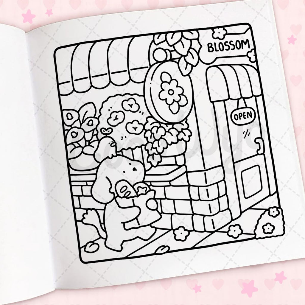 Coco Wyo Cozy Cuties Libro para Colorear para Adultos y Niños