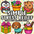 Libro de Colorear Simple y Relajante para Adultos