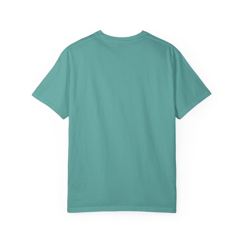 Camiseta con retrato — Ilustración de una mujer sonriente y colorida