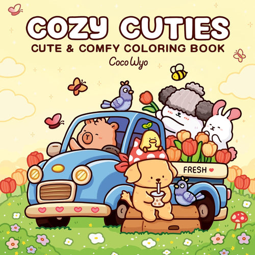 Coco Wyo Cozy Cuties Libro para Colorear para Adultos y Niños