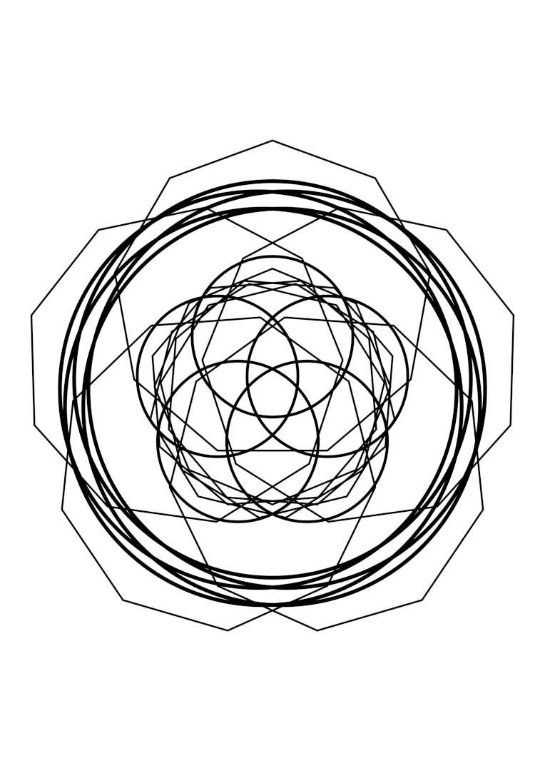 Mandalom Vol. 1: 22 Mandalas Geométricos para colorear (PDF)