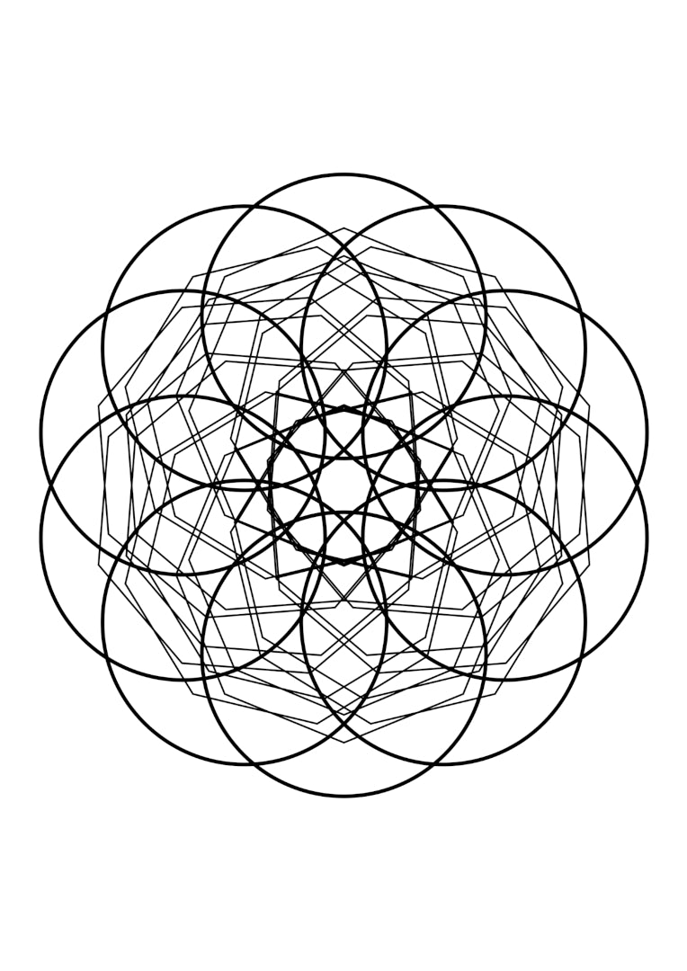 Mandalom Bd. 2: 22 geometrische Mandalas zum Ausmalen (PDF)