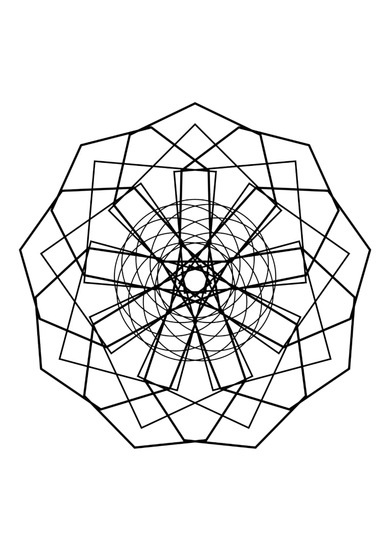 Mandalom Bd. 2: 22 geometrische Mandalas zum Ausmalen (PDF)